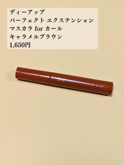 パーフェクトエクステンション マスカラ for カール/D-UP/マスカラを使ったクチコミ(2枚目)