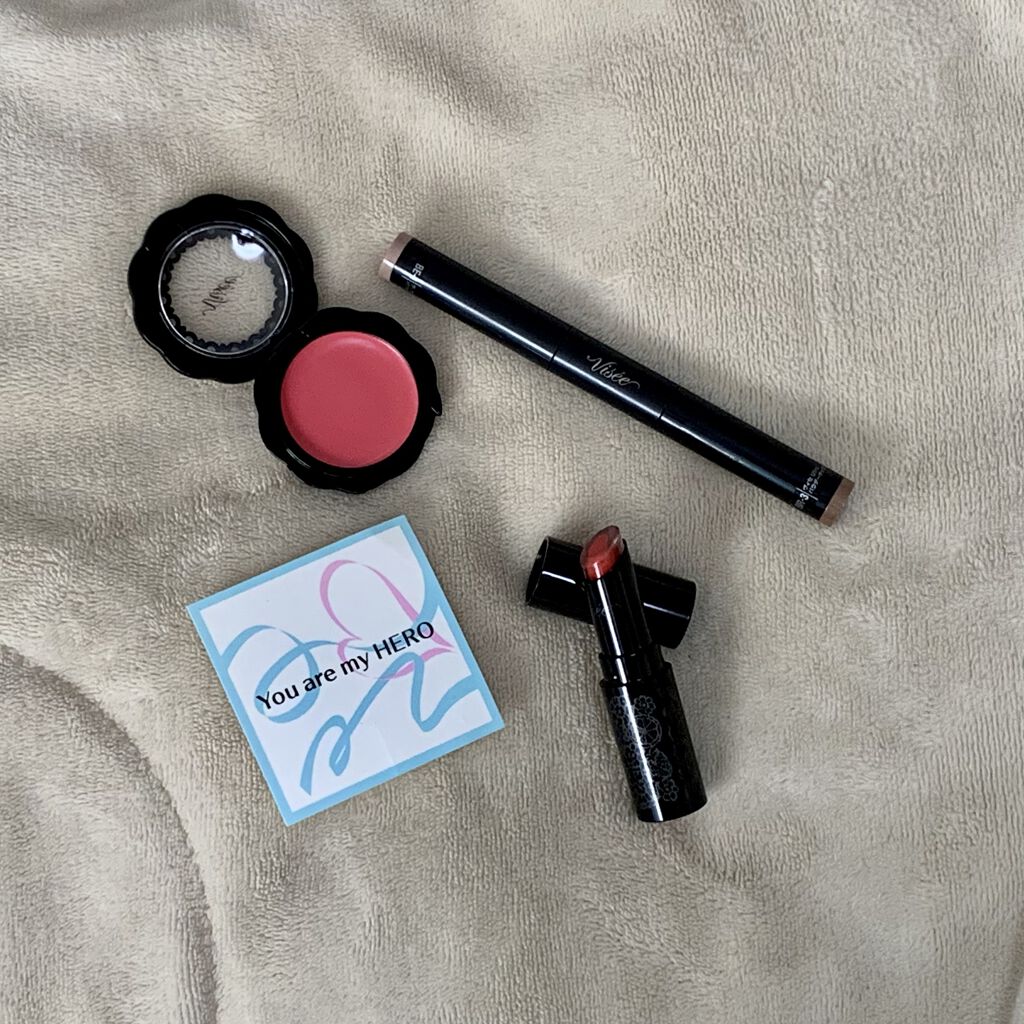 パウダーチップ アイカラー BE-1ピンクベージュ/Visée/アイシャドウパレットを使ったクチコミ（1枚目）