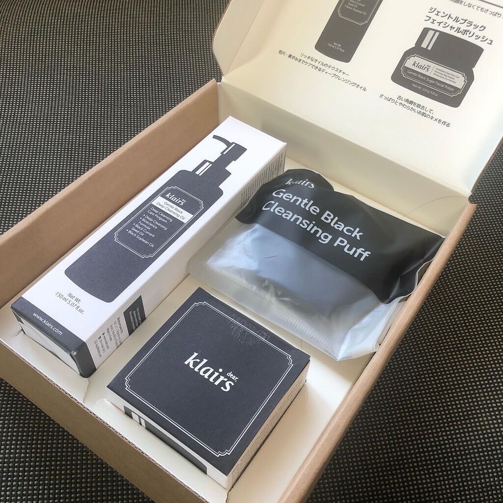ジェントルブラックディープクレンジングオイル(150ml)/Klairs/オイルクレンジングを使ったクチコミ（2枚目）