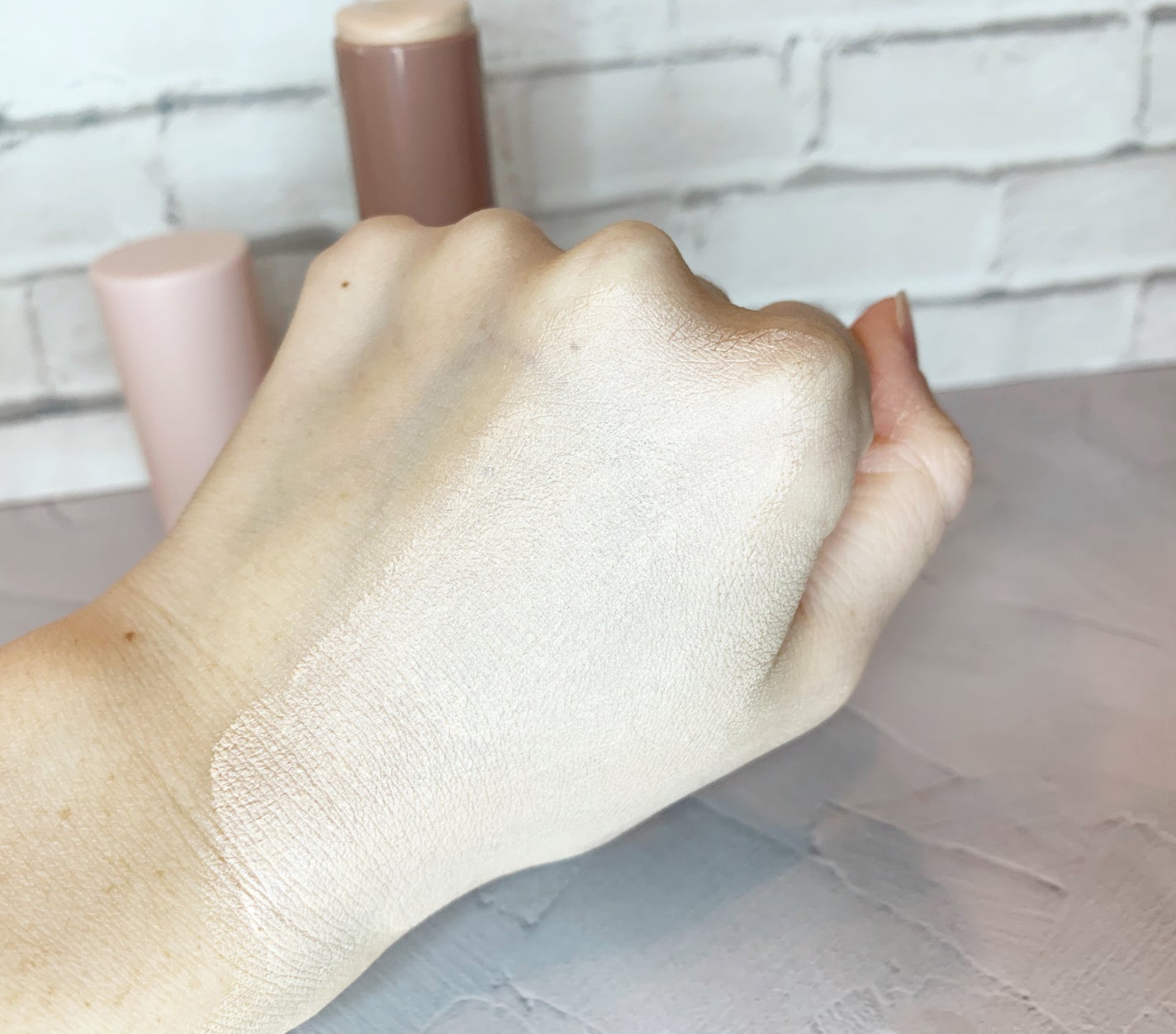 ヴィーガンナチュラルカバースティックファンデーション/DERMASHARE/その他ファンデーションを使ったクチコミ(3枚目)