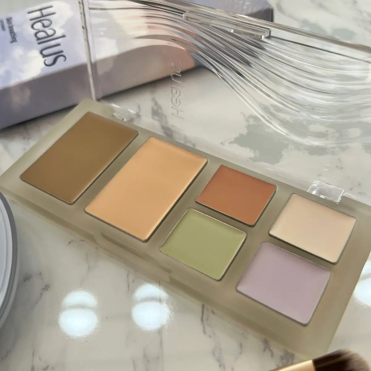 ブリージングコンシーラーパレット/Healus/パレットコンシーラーを使ったクチコミ(3枚目)