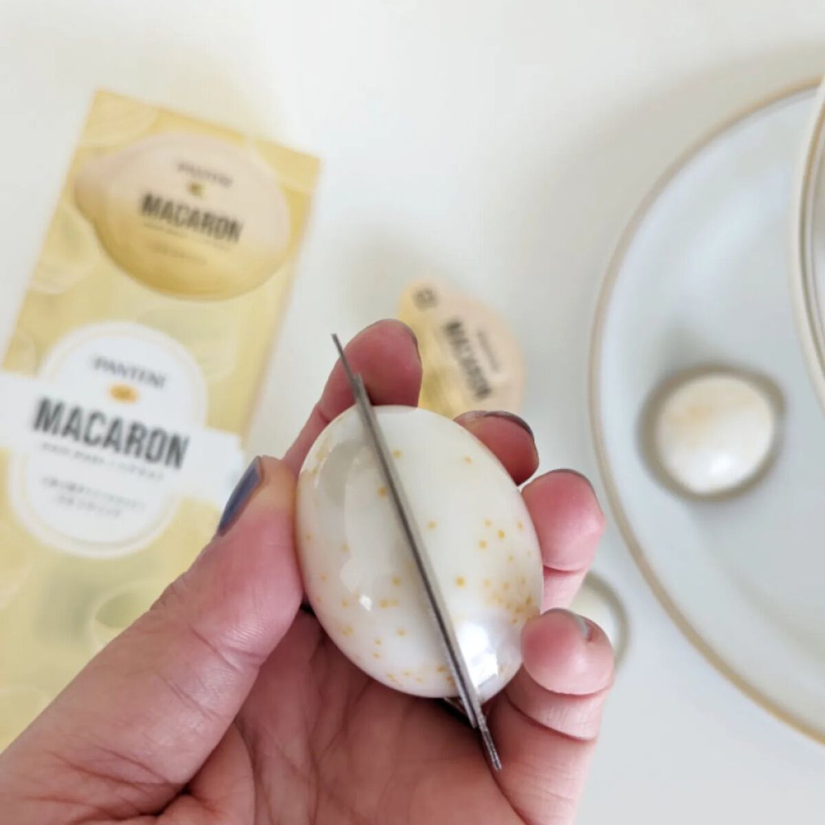 パンテーンマカロン ヘアマスク うるつやリッチ/パンテーン/ヘアマスク・ヘアパックを使ったクチコミ（3枚目）