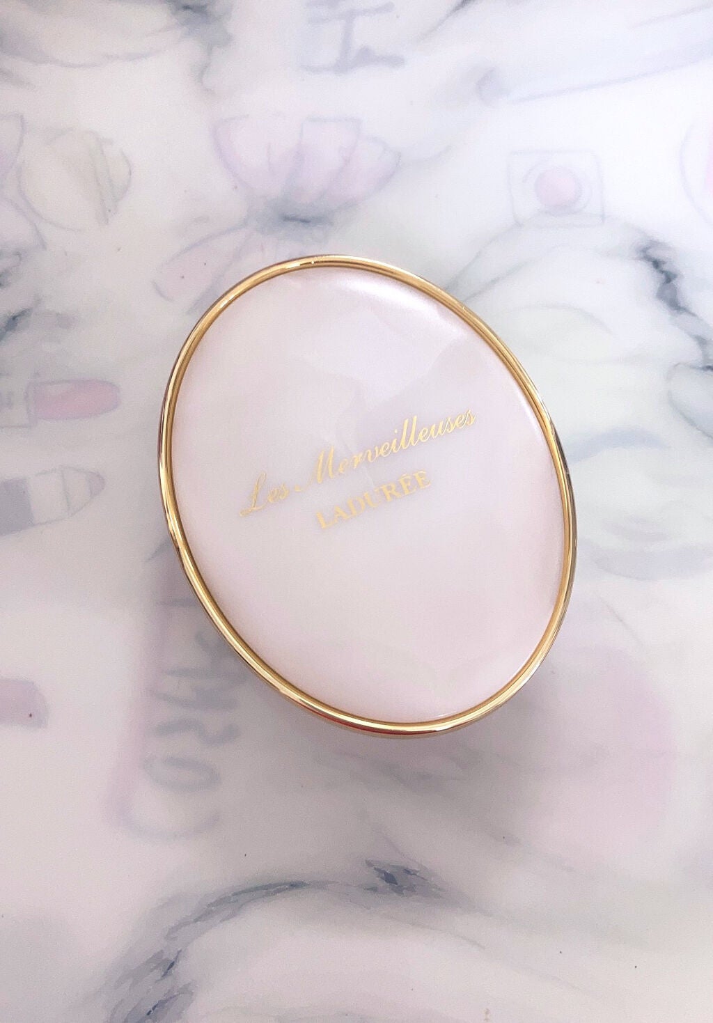 パウダーブラッシュ/レ・メルヴェイユーズ ラデュレ/パウダーチークを使ったクチコミ(5枚目)