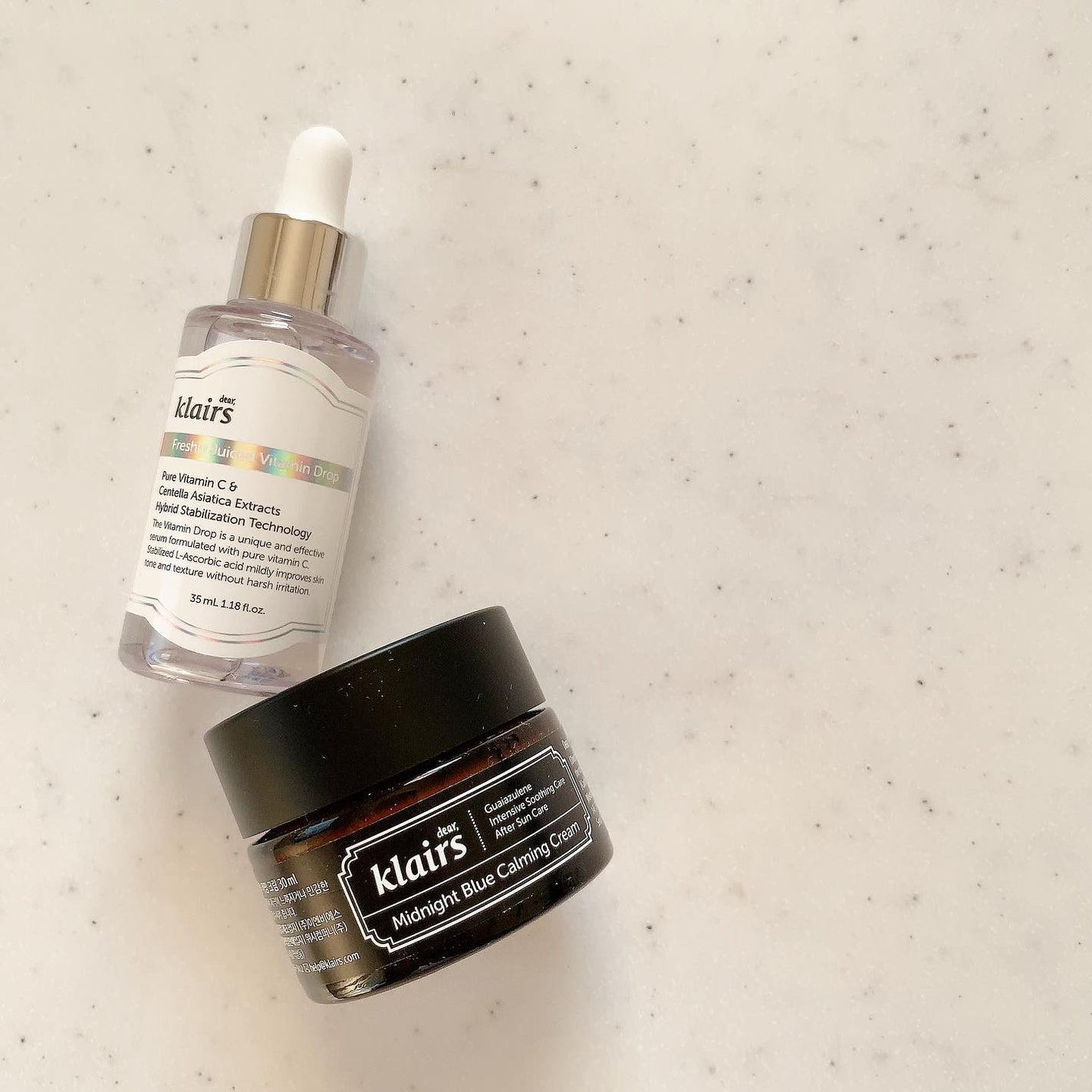 ミッドナイトブルーカーミングクリーム/Klairs/フェイスクリームを使ったクチコミ(3枚目)