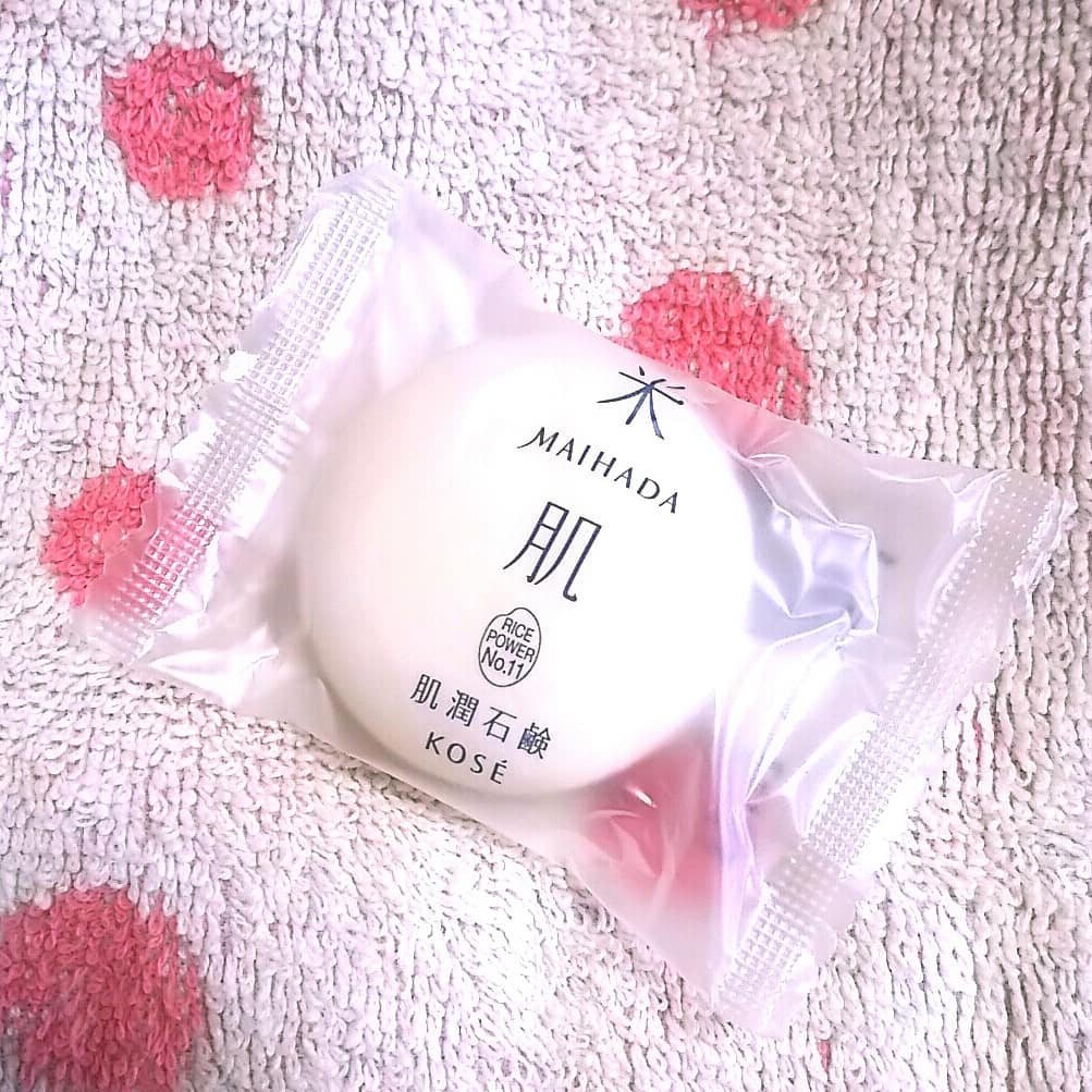 肌潤石鹸/米肌/洗顔石鹸を使ったクチコミ（1枚目）