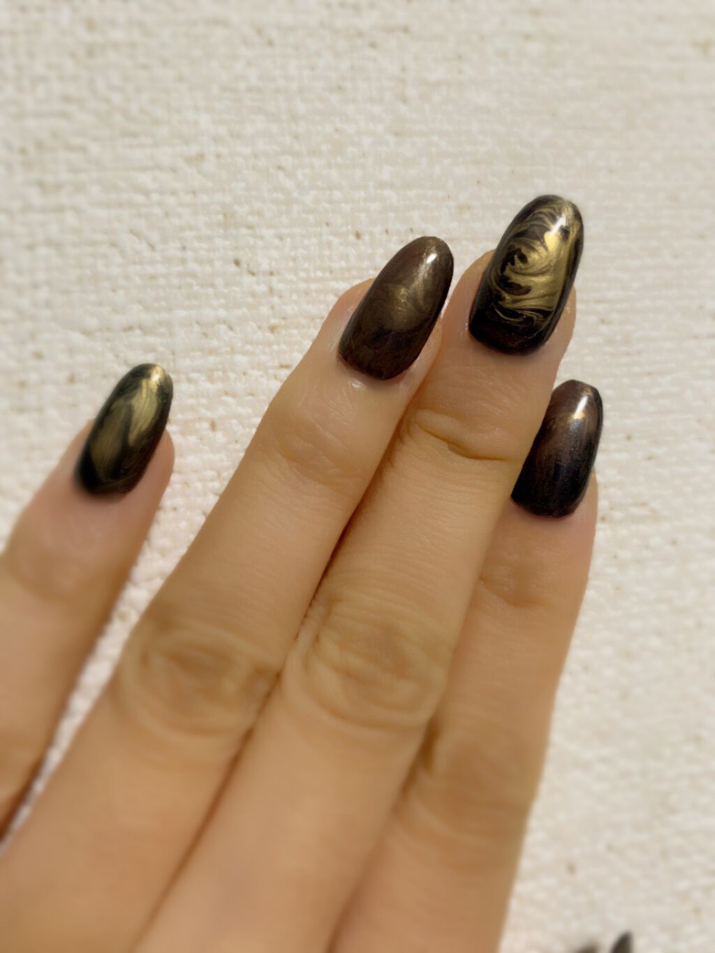 エクセル ネイルポリッシュ N NL25 スターリーナイト/excel/マニキュアを使ったクチコミ（2枚目）