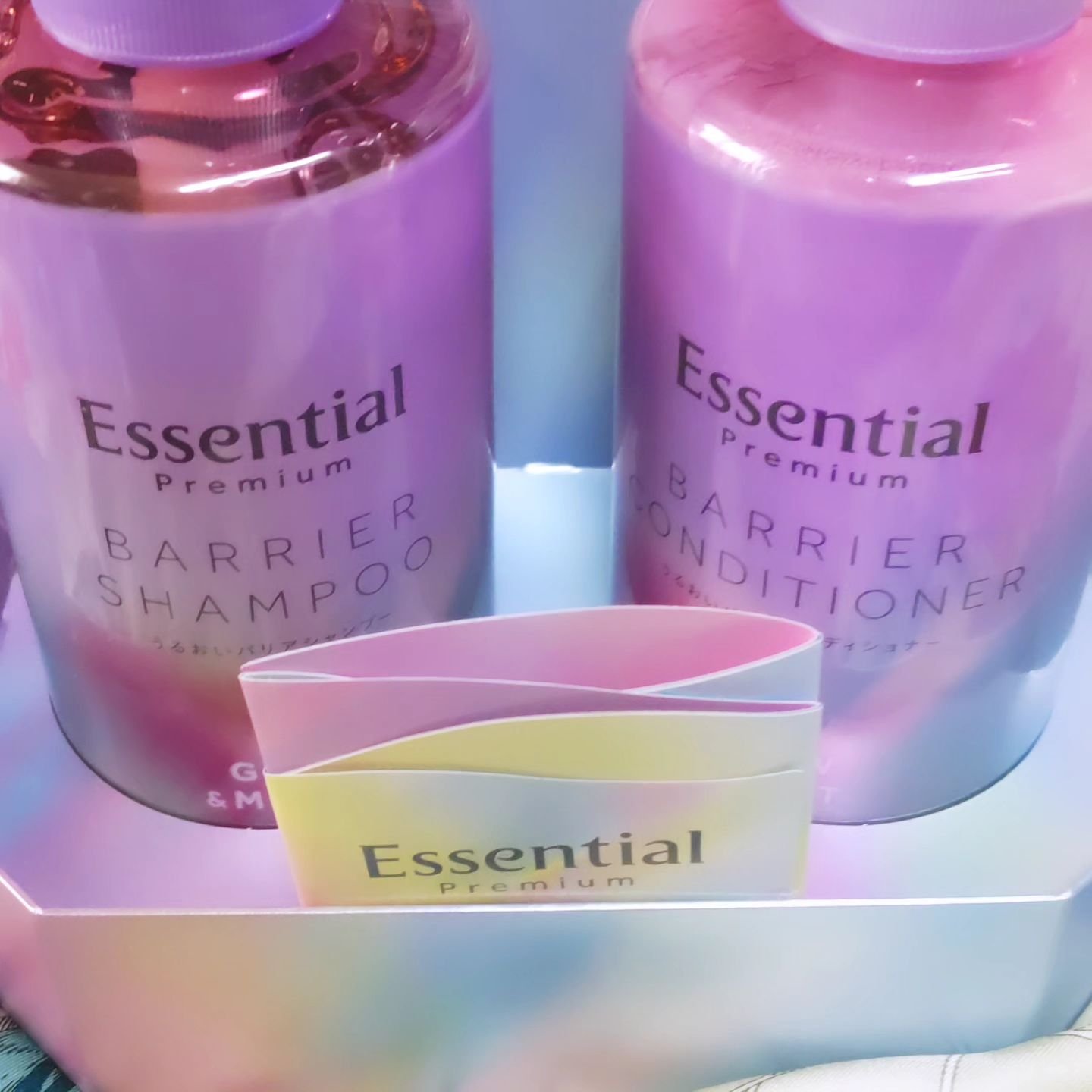 エッセンシャル プレミアム うるおいバリアシャンプー/コンディショナー グロウ＆モイスト/エッセンシャル/市販シャンプーを使ったクチコミ（3枚目）