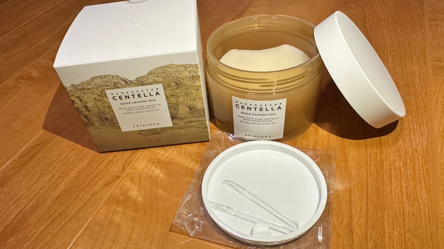 センテラ クイックカーミングパッド/SKIN1004/トナーパッドを使ったクチコミ(1枚目)