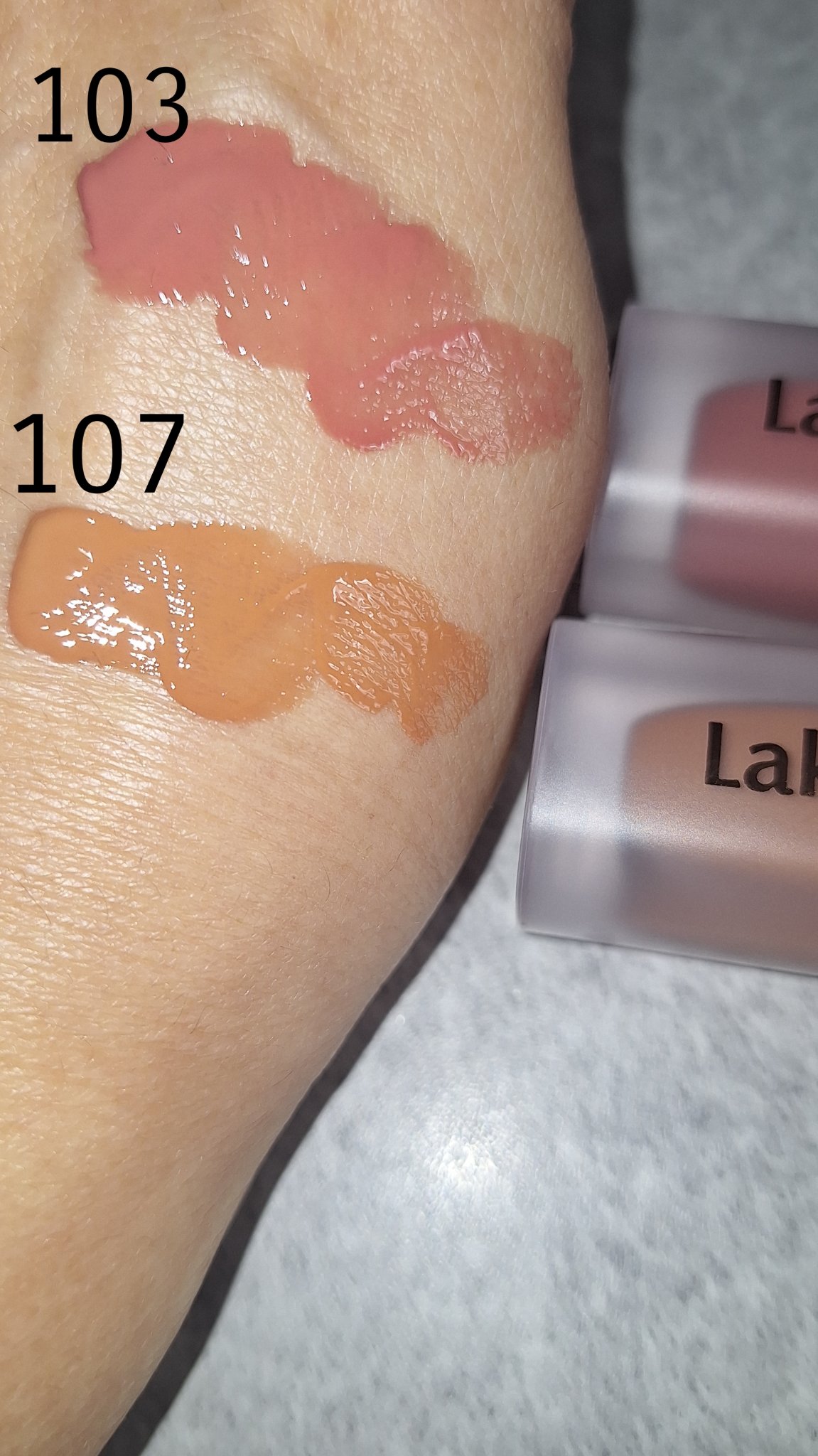 フルーティーグラムティント/Laka/リップティントを使ったクチコミ（2枚目）