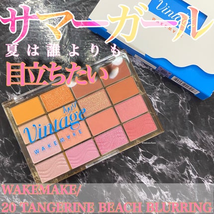 ソフトブラーリングアイパレット/wakemake/アイシャドウパレットを使ったクチコミ(1枚目)