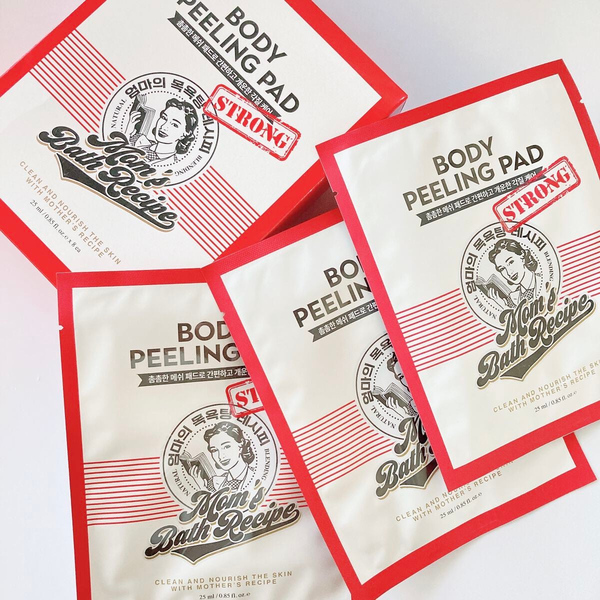 ボディピーリングパッド/Mom’s Bath Recipe/ピーリングを使ったクチコミ(5枚目)
