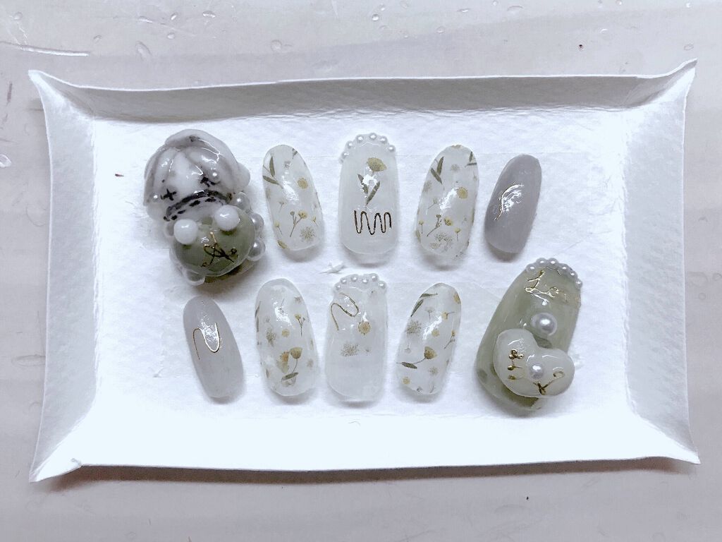 デコレーションネイルパーツ/DAISO/ネイルチップ・パーツを使ったクチコミ（3枚目）