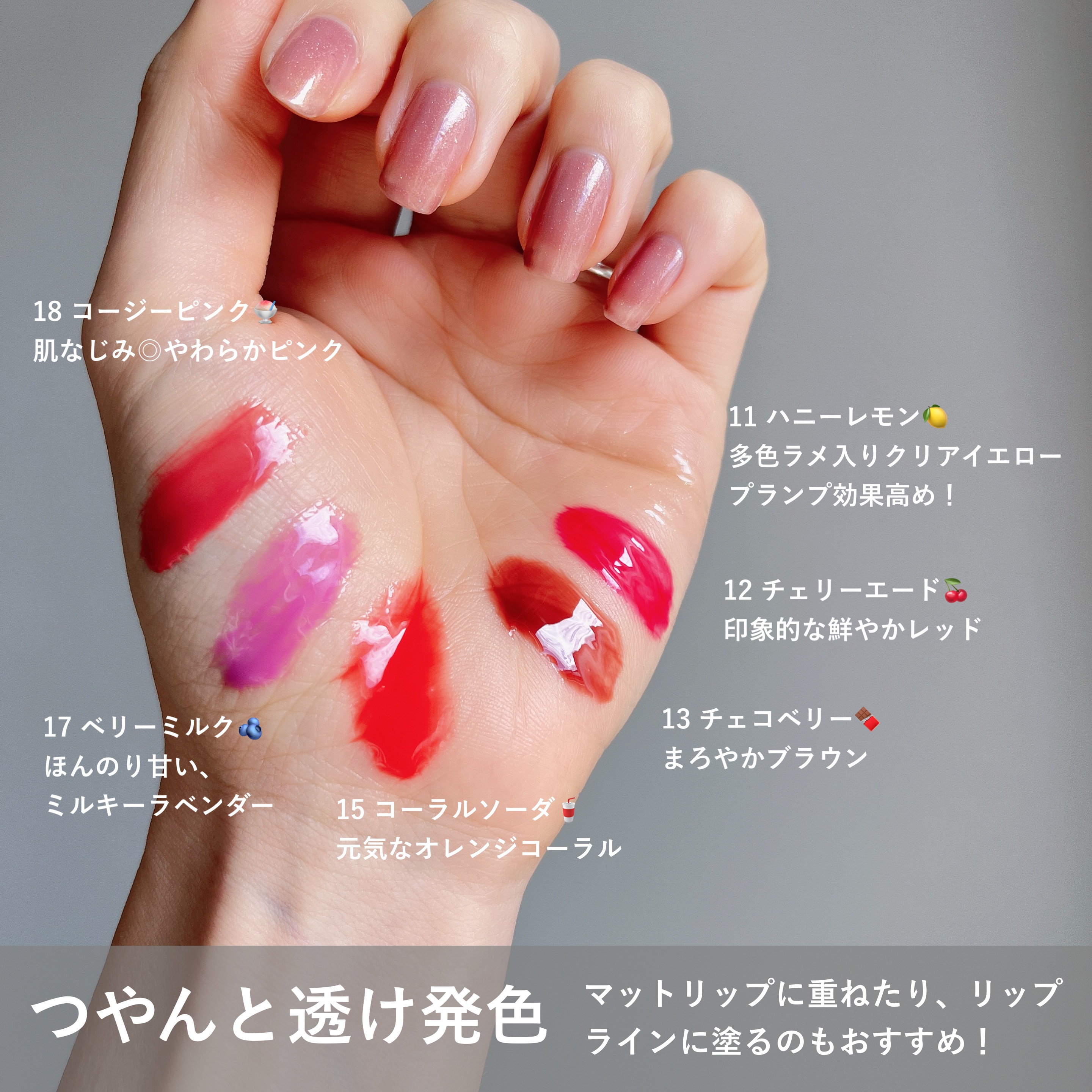 ジューシーベリープランピングリップオイル/TOCOBO/リップグロスを使ったクチコミ（3枚目）