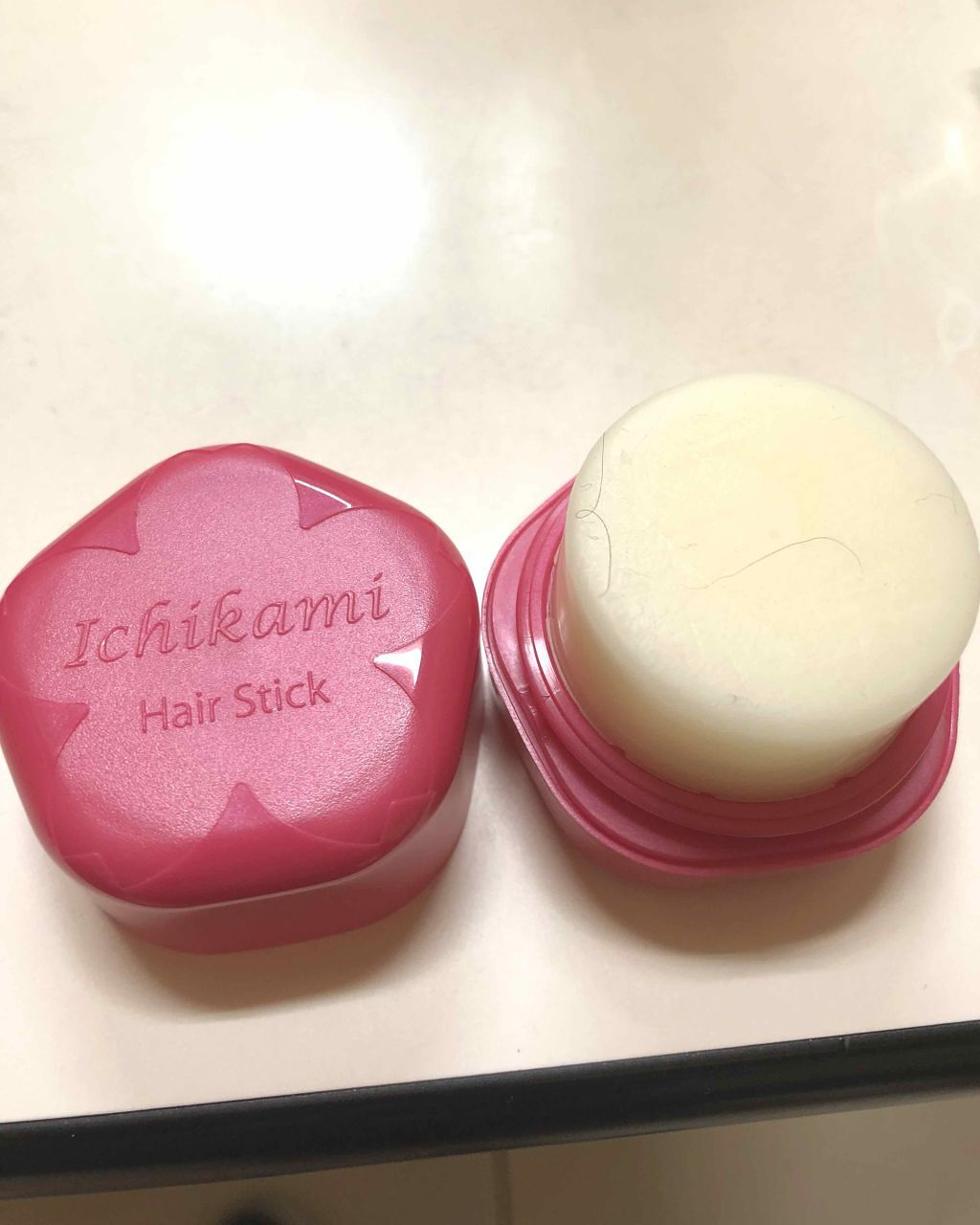 ヘアキープ和草スティック（ナチュラル）/いち髪/ヘアバームを使ったクチコミ（2枚目）