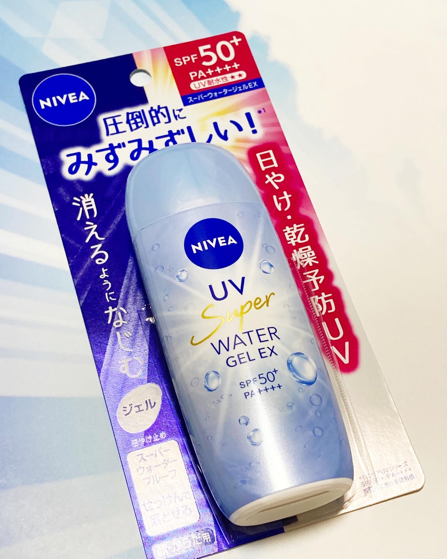 ニベアUV ウォータージェルEX/ニベア/日焼け止めジェルを使ったクチコミ（1枚目）