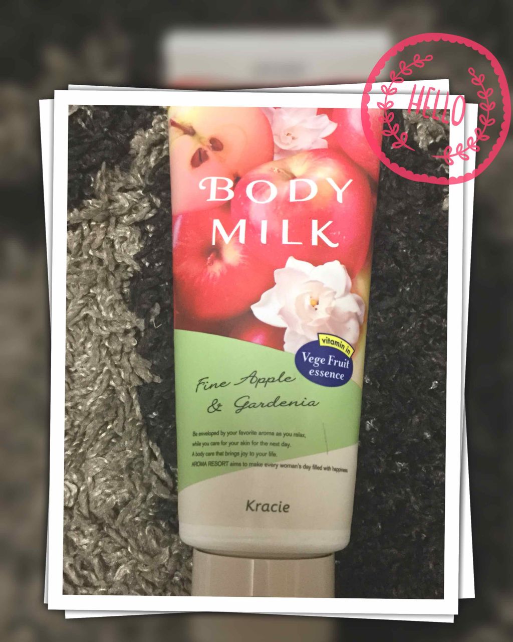 ボディミルク ファインアップル&ガーデニアの香り/アロマリゾート/ボディミルクを使ったクチコミ(1枚目)