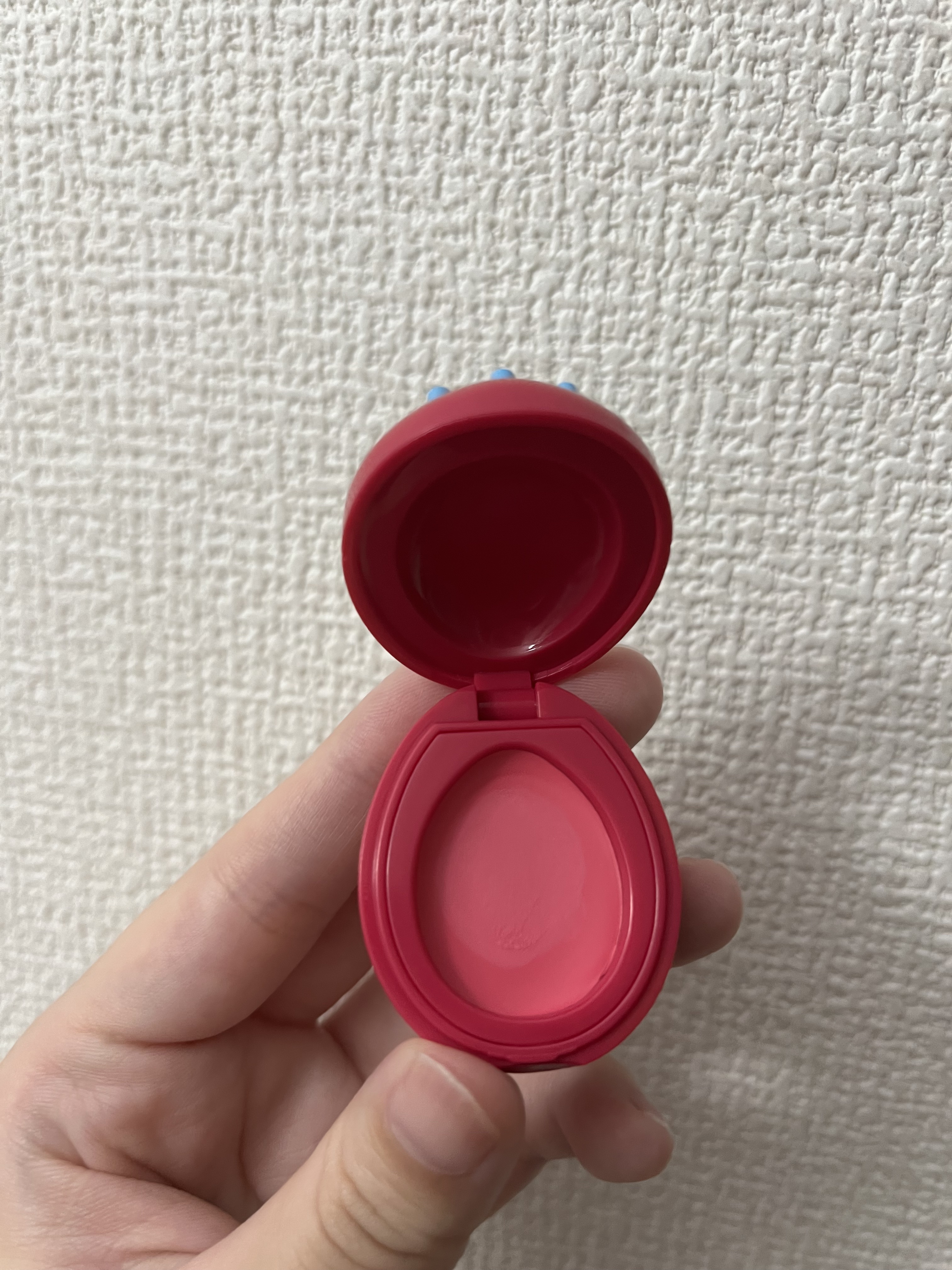 たまごっち リップ＆チーク  初代たまごっちピンク（ピーチピンク）/クレアボーテ/ジェル・クリームチークを使ったクチコミ（2枚目）