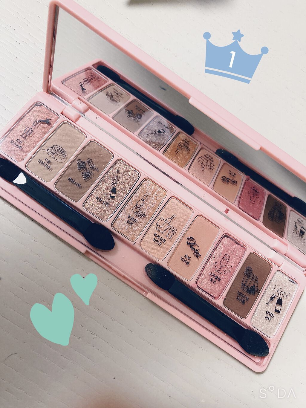 プレイカラー アイシャドウ/ETUDE/アイシャドウパレットを使ったクチコミ（1枚目）