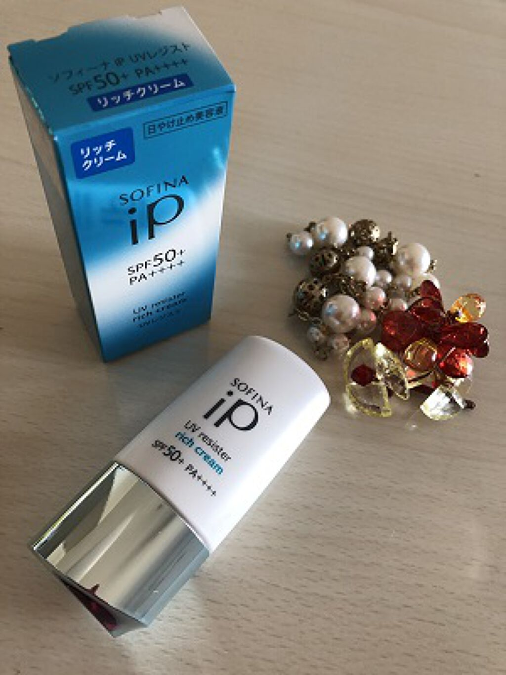 SOFINA iP UV レジスト リッチクリーム/SOFINA iP/日焼け止め・UVケアを使ったクチコミ(1枚目)