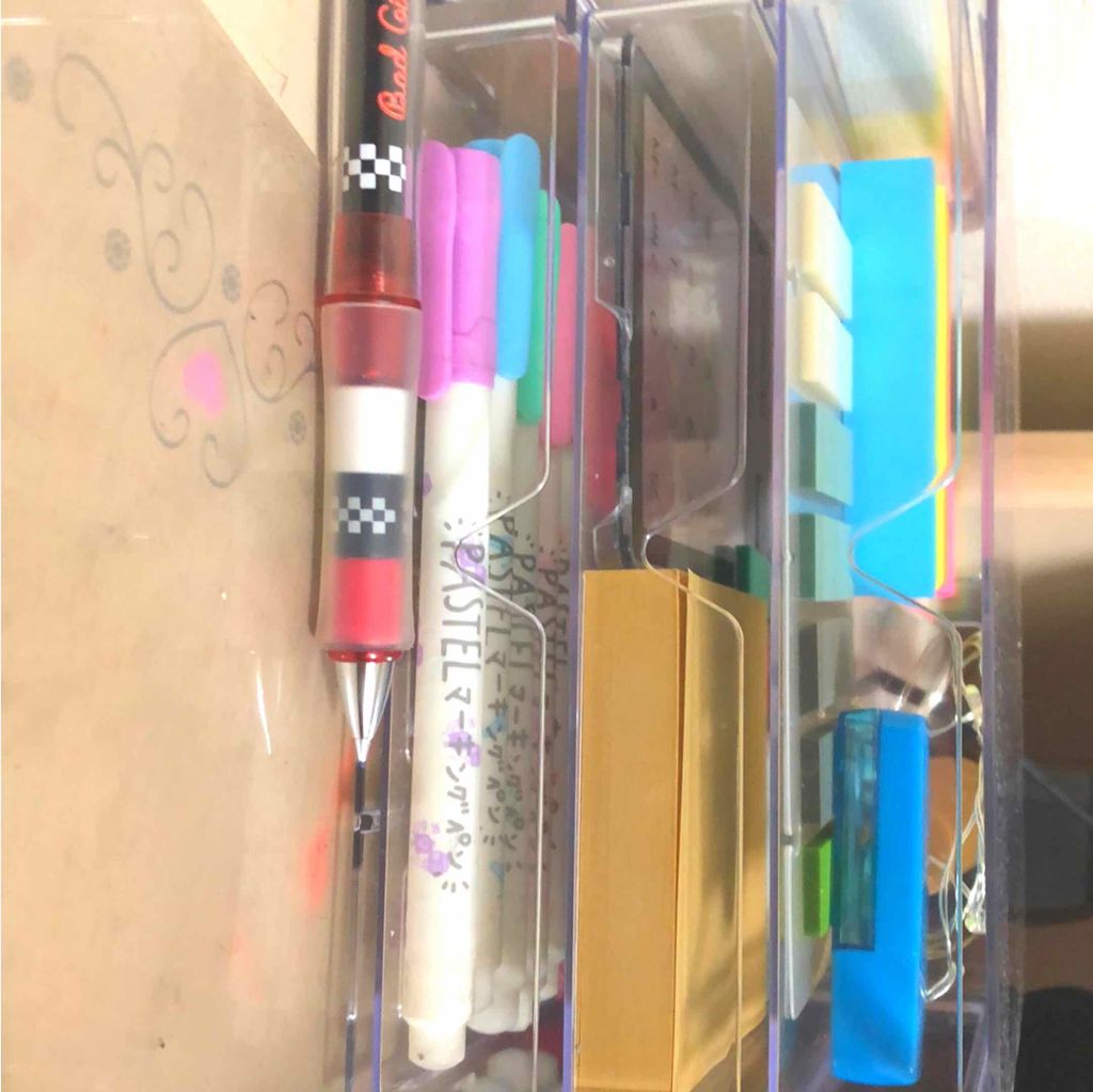 3段式クリアーケース/DAISO/その他化粧小物を使ったクチコミ(1枚目)