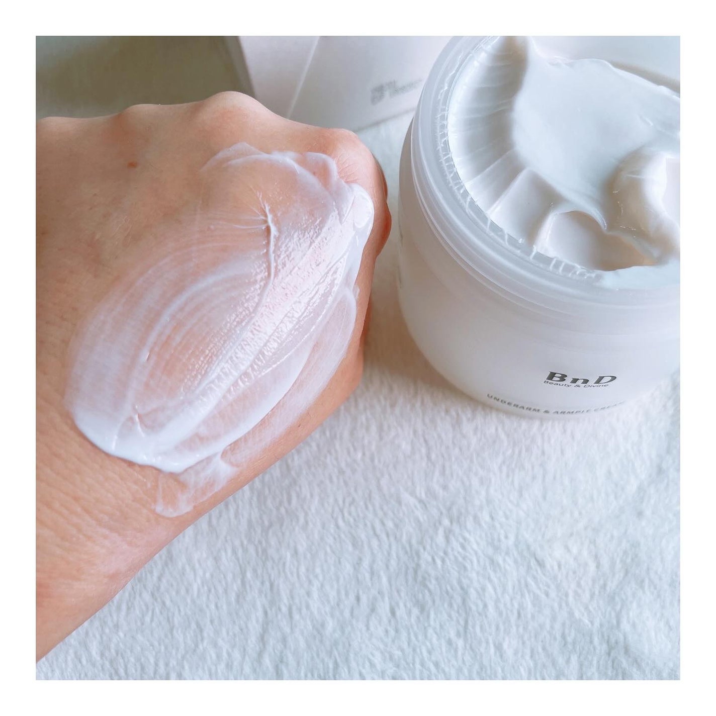 BnDアンダーアームクリーム(ボディクリーム)/BnD/デリケートゾーンケアを使ったクチコミ(4枚目)