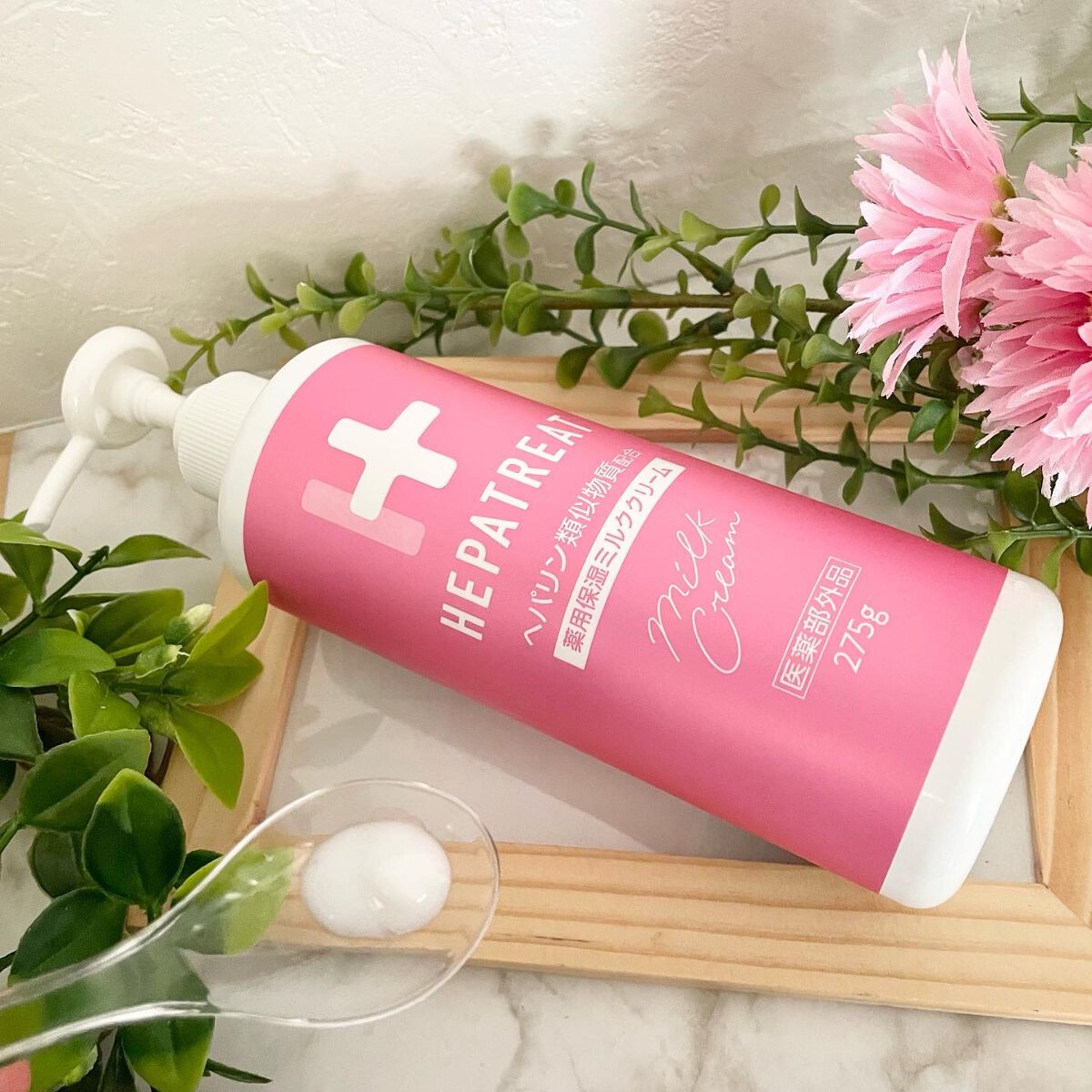 ヘパトリート 薬用保湿ミルククリーム/ゼトックスタイル/ボディクリームを使ったクチコミ（2枚目）