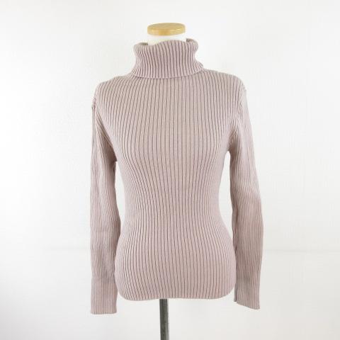 GRL タートルネックリブニットトップス