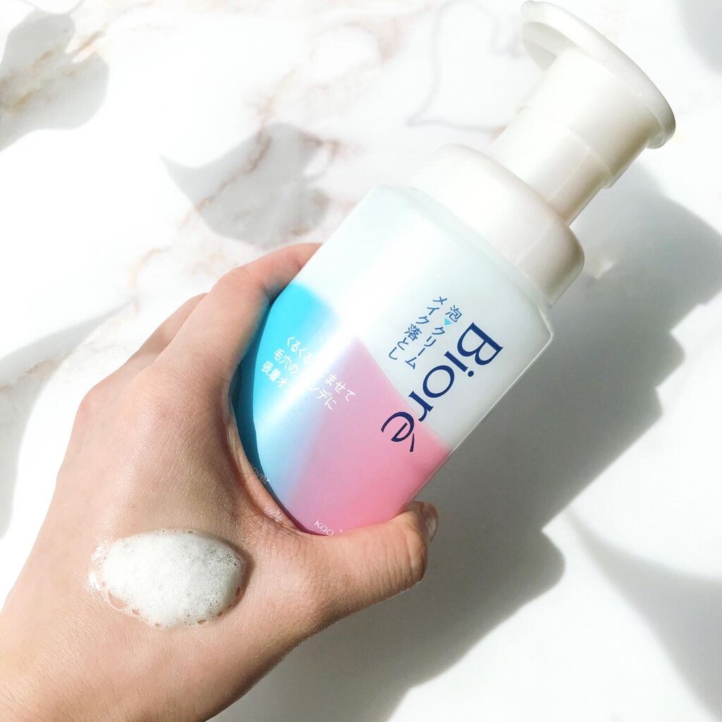 泡クリームメイク落とし/ビオレ/クレンジングクリームを使ったクチコミ(3枚目)