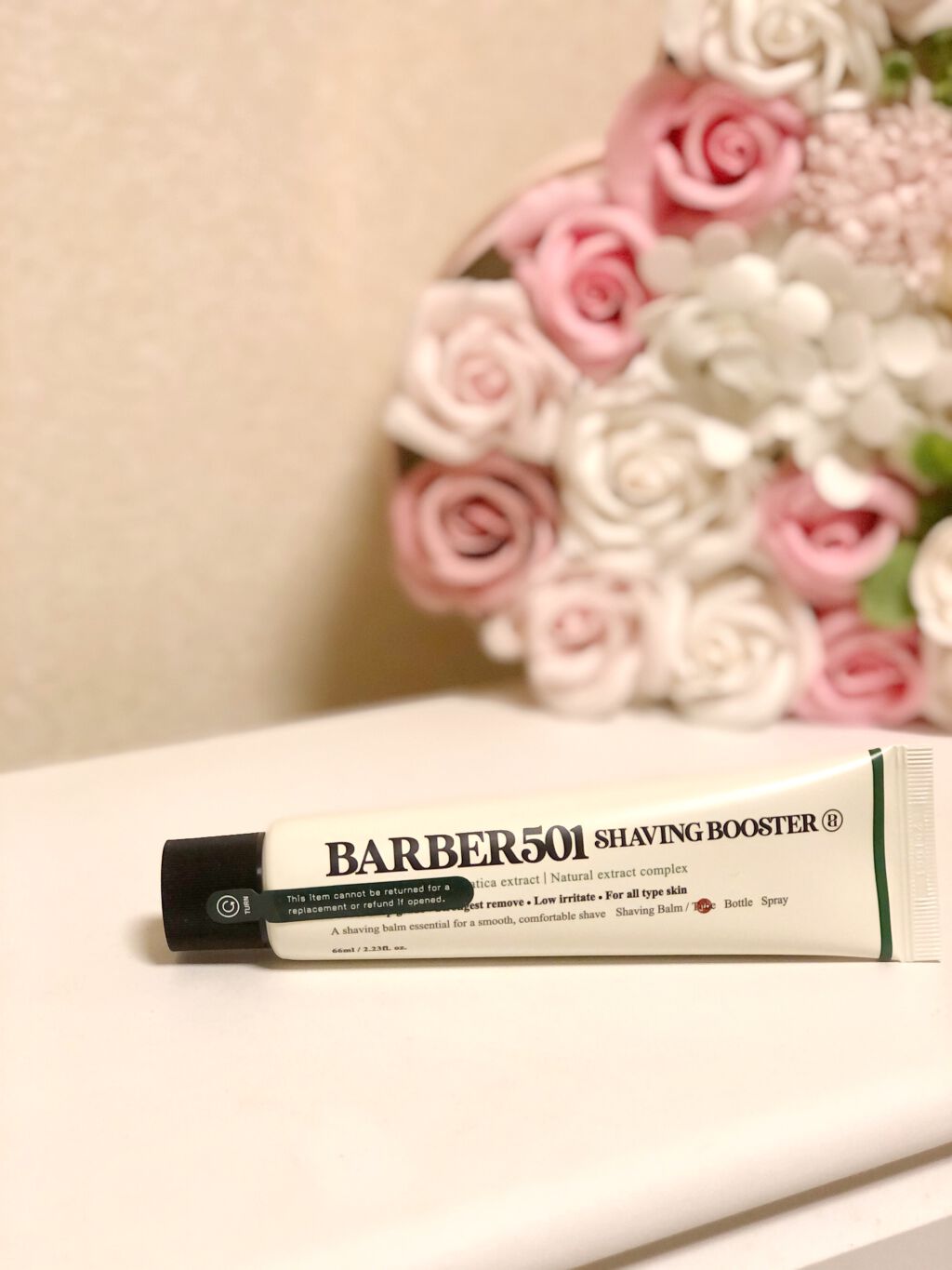 シェービングブースター Ｃ（シカ）/BARBER501/ムダ毛ケアを使ったクチコミ（1枚目）