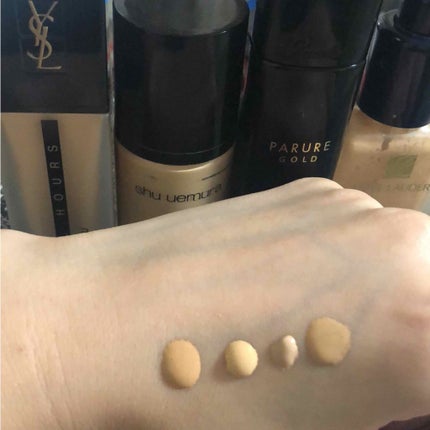 ザ・ライトバルブ フルイド ファンデーション&スポンジ/shu uemura/リキッドファンデーションを使ったクチコミ(2枚目)