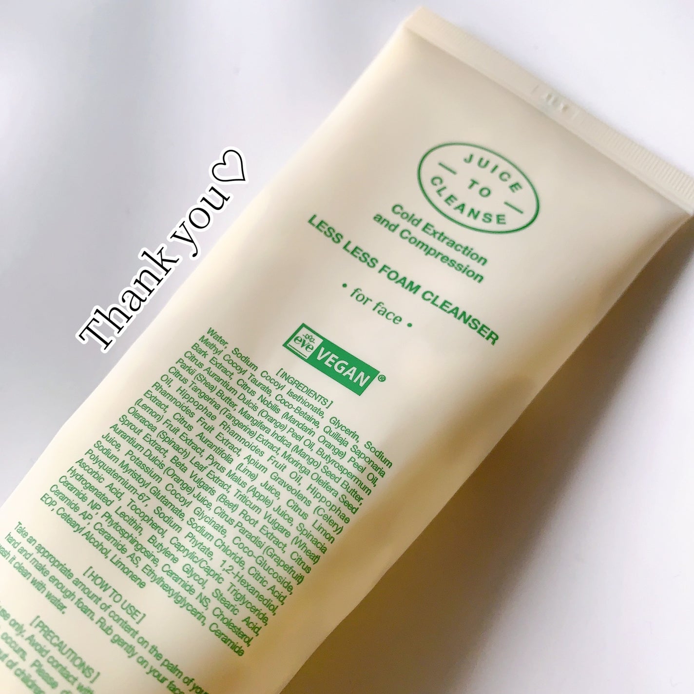 レスレスフォームクレンザー/JUICE TO CLEANSE/洗顔フォームを使ったクチコミ(1枚目)