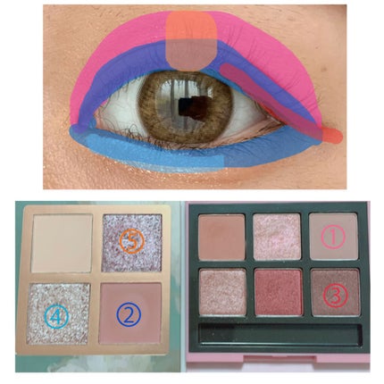 Venus Marble アイシャドウキャットシリーズ/Venus Marble/アイシャドウパレットを使ったクチコミ(4枚目)