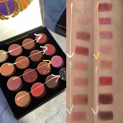 大英博物館 エジプトシリーズ アイシャドウパレット/ZEESEA/アイシャドウパレットを使ったクチコミ(2枚目)