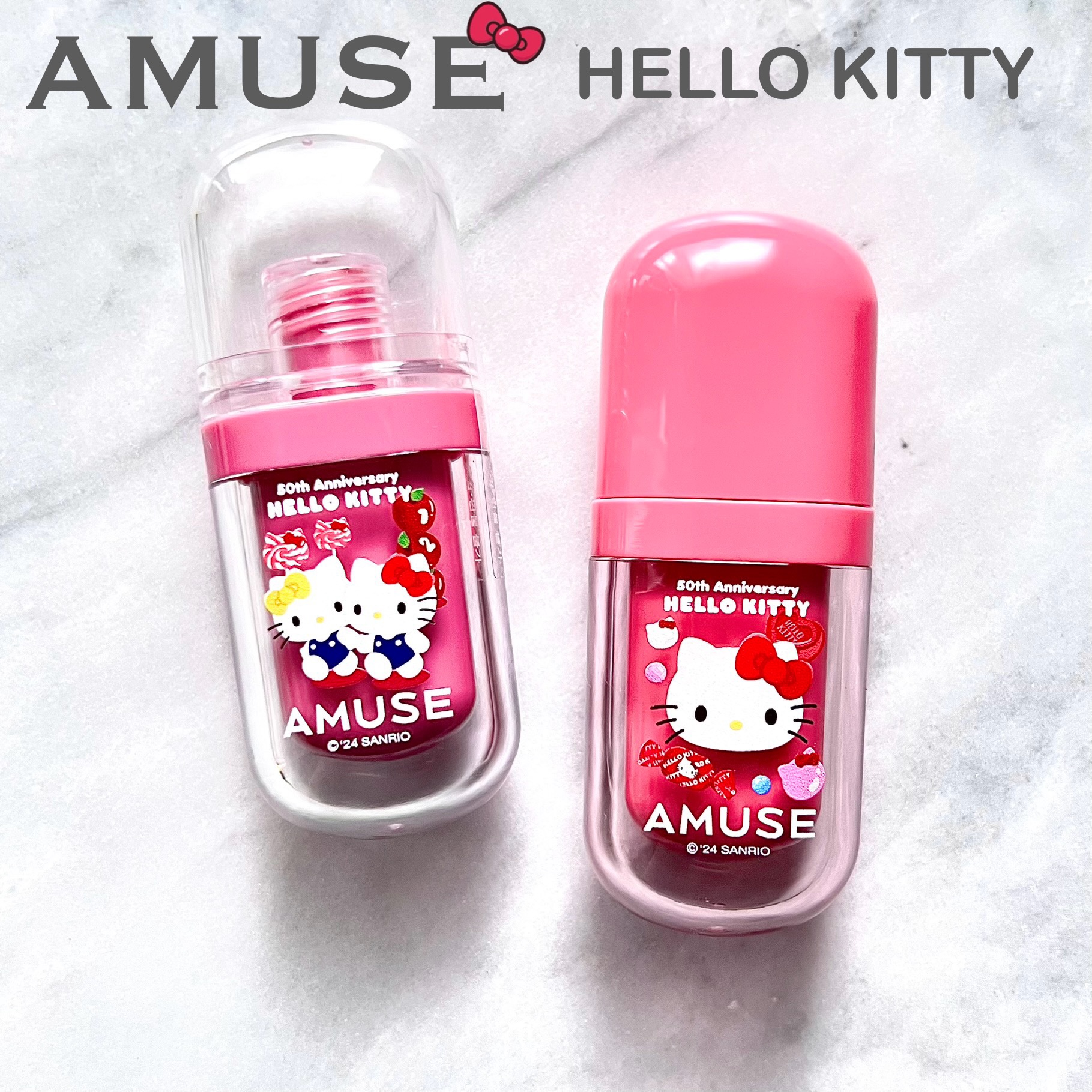 ジェルフィットティント/AMUSE/リップティントを使ったクチコミ（1枚目）