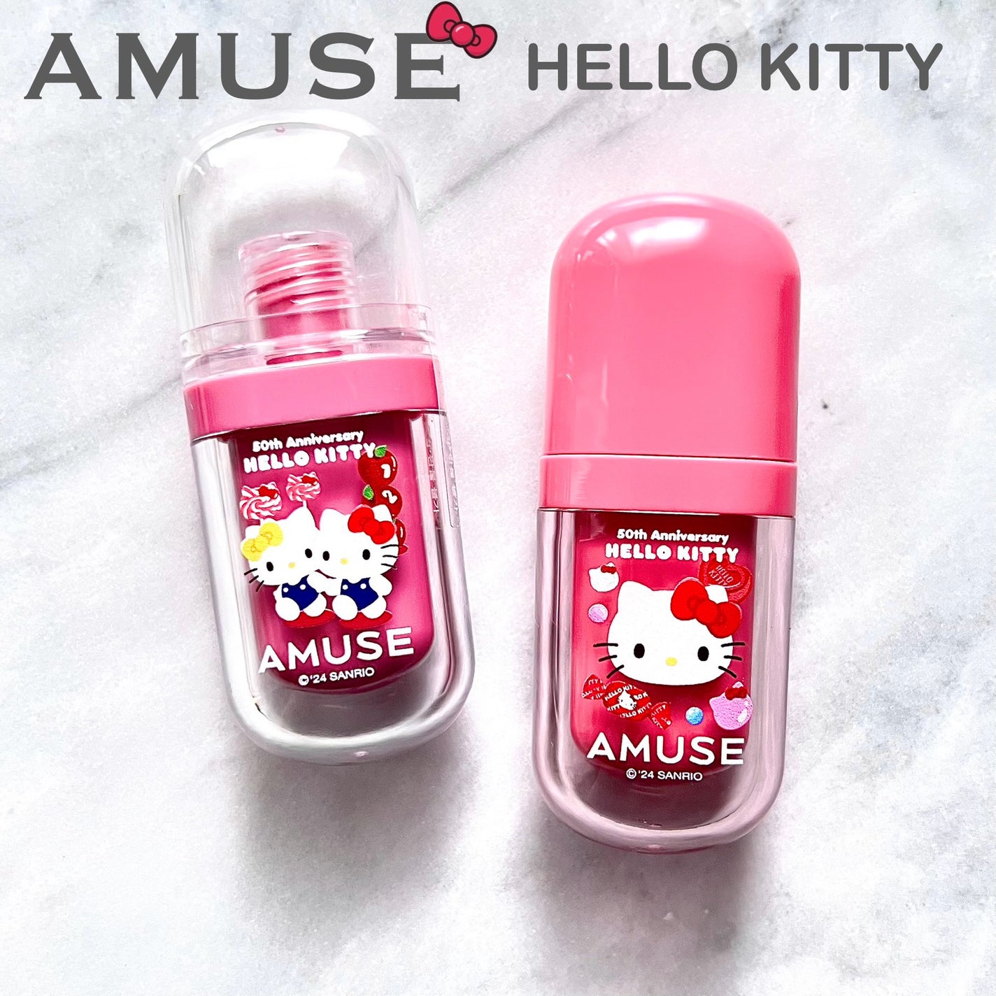 ジェルフィットティント/AMUSE/リップティントを使ったクチコミ(1枚目)