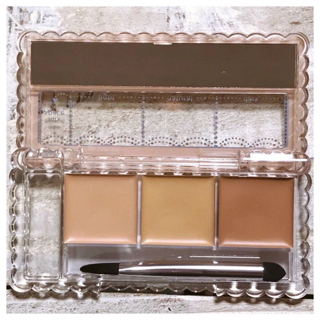 カラーミキシングコンシーラー/キャンメイク/パレットコンシーラーを使ったクチコミ(3枚目)