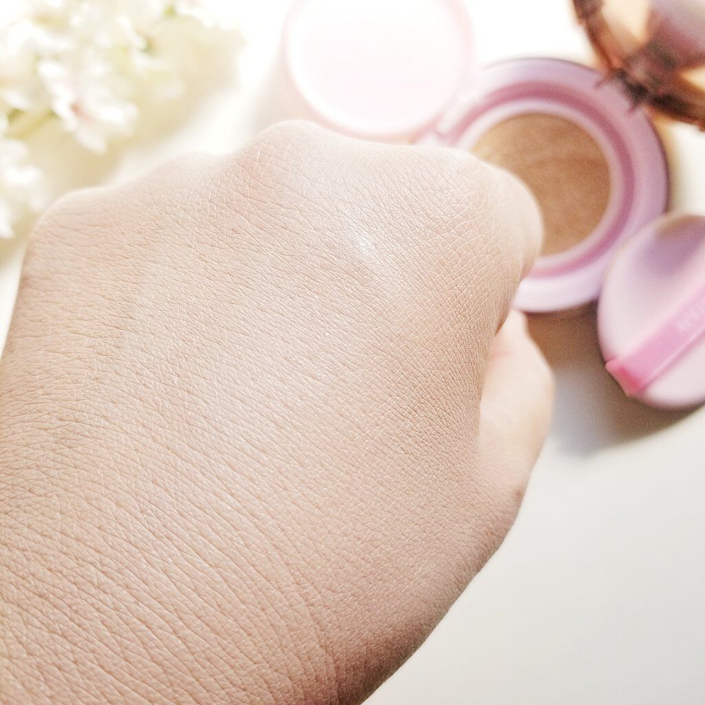 ピンクティーツリーカバークッション/APLIN/クッションファンデーションを使ったクチコミ(4枚目)