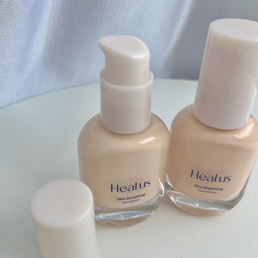 Healus Skin  breathing foundation Glowのクチコミ「‪‪肌が呼吸するファンデーション!!

---------------------------.....」（3枚目）