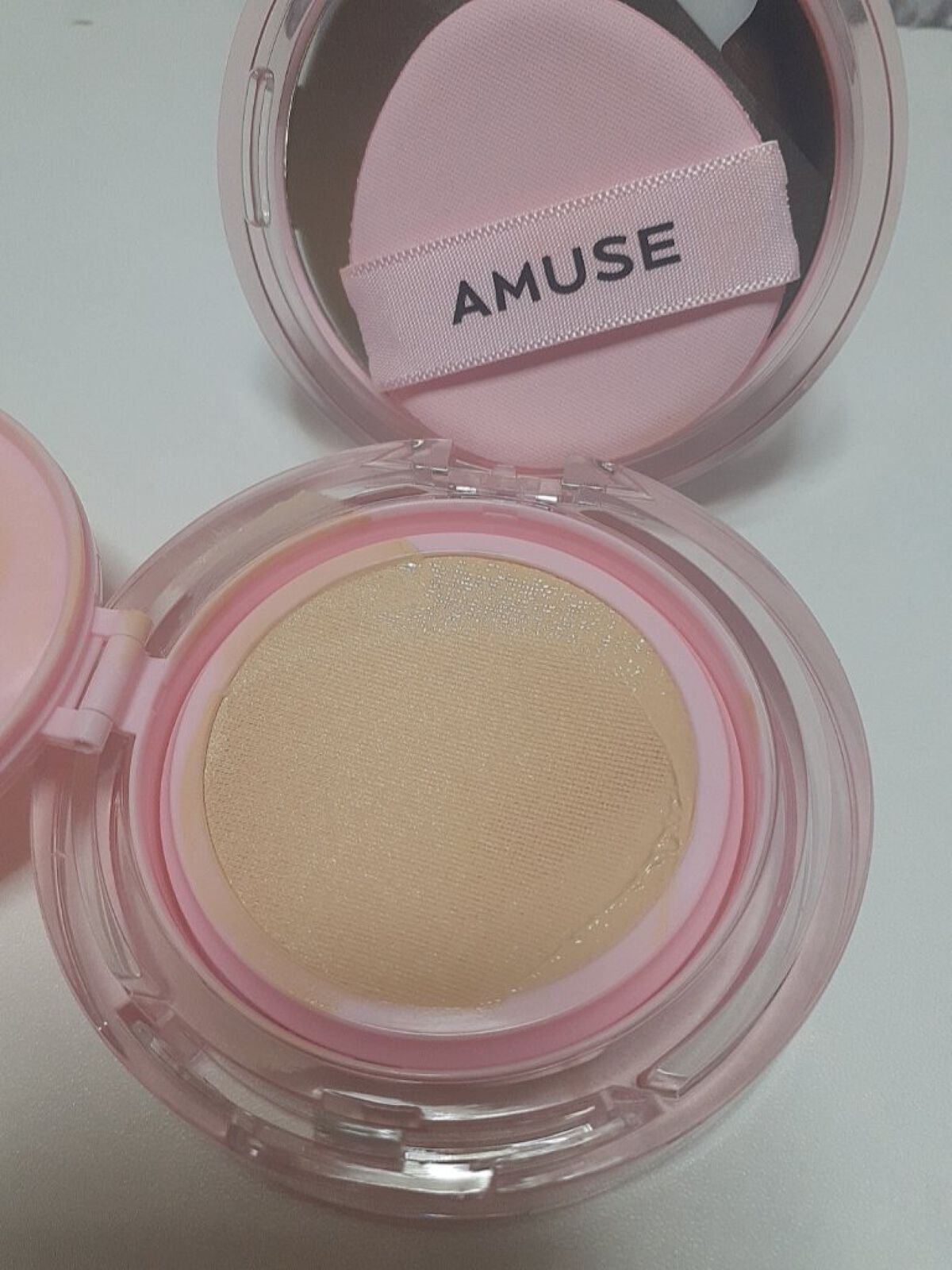 デューパワーヴィーガンクッション/AMUSE/クッションファンデーションを使ったクチコミ(2枚目)