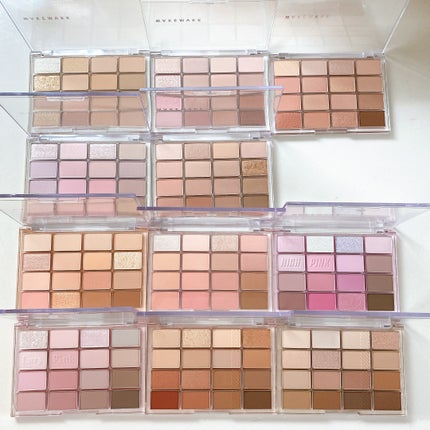 ソフトブラーリングアイパレット 14.キャラメルブラーリング/wakemake/アイシャドウパレットを使ったクチコミ(2枚目)