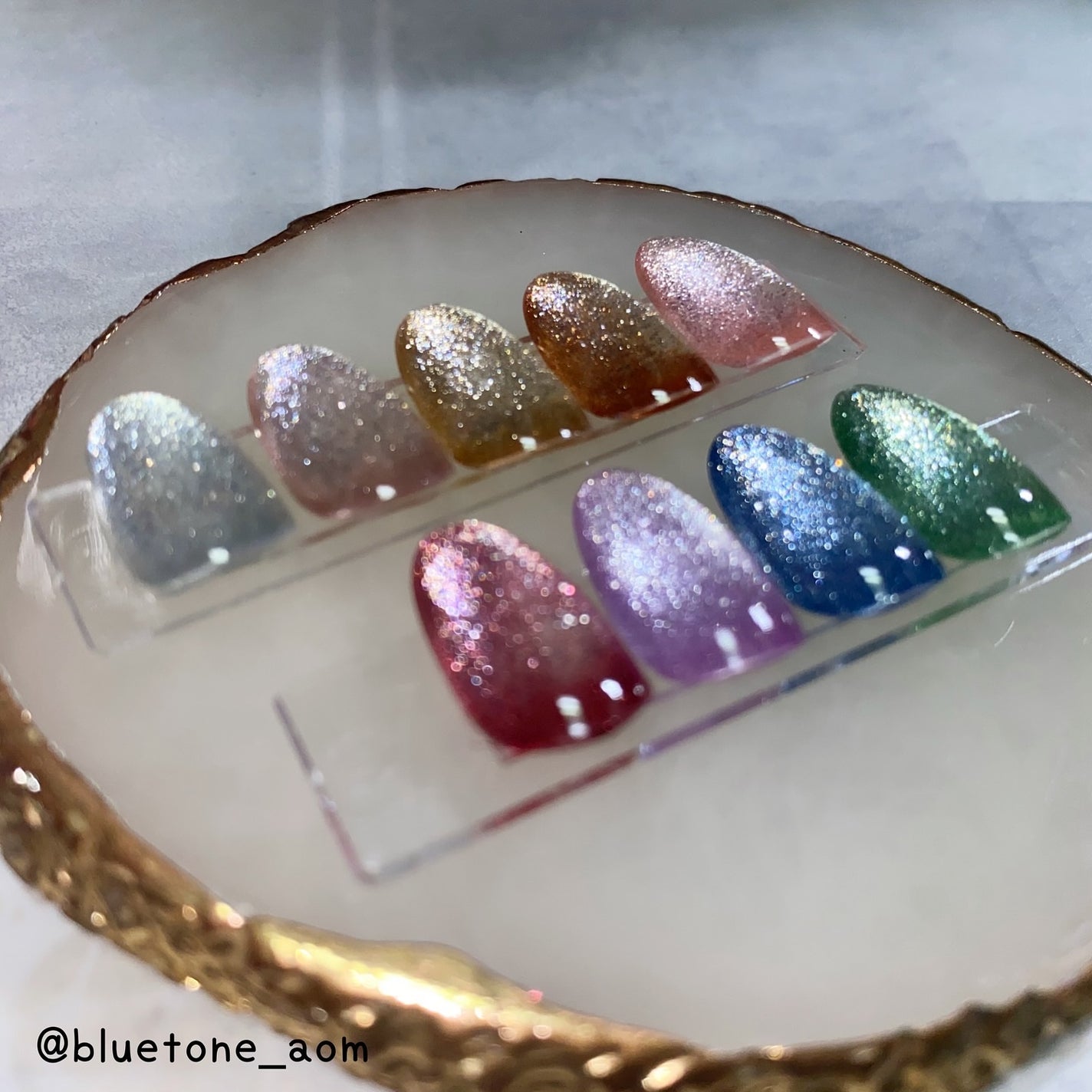 粗マグネット/ネイル工房/ジェルネイルを使ったクチコミ(6枚目)