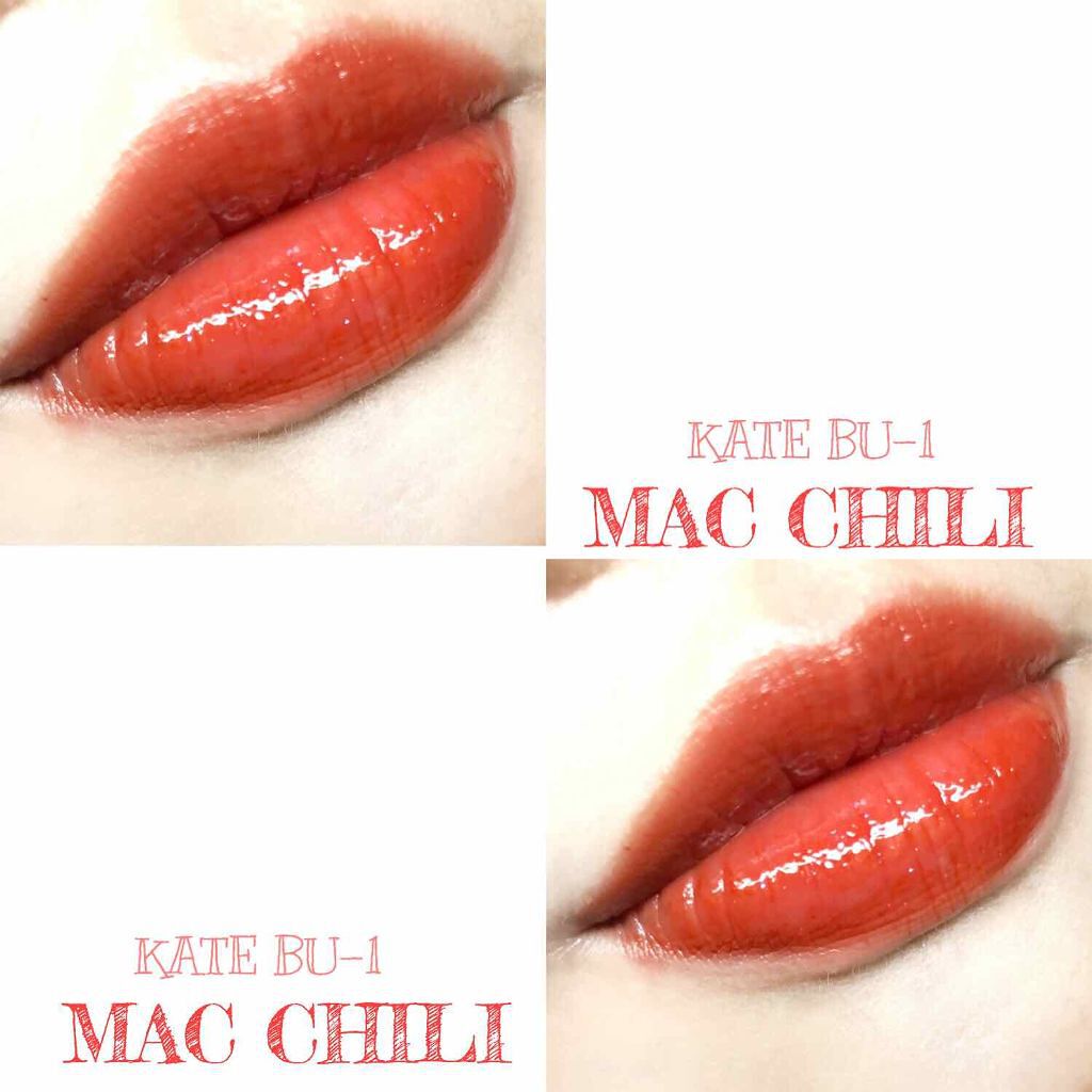 カラーエナメルグロス/KATE/リップグロスを使ったクチコミ（1枚目）