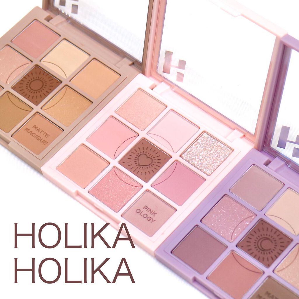 マイフェイブムードアイパレット 9カラー/HOLIKA HOLIKA/アイシャドウパレットを使ったクチコミ(1枚目)