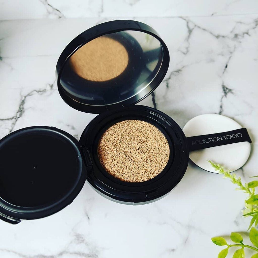 スキンリフレクト ラスティング UV クッションファンデーション/ADDICTION/クッションファンデーションを使ったクチコミ(4枚目)