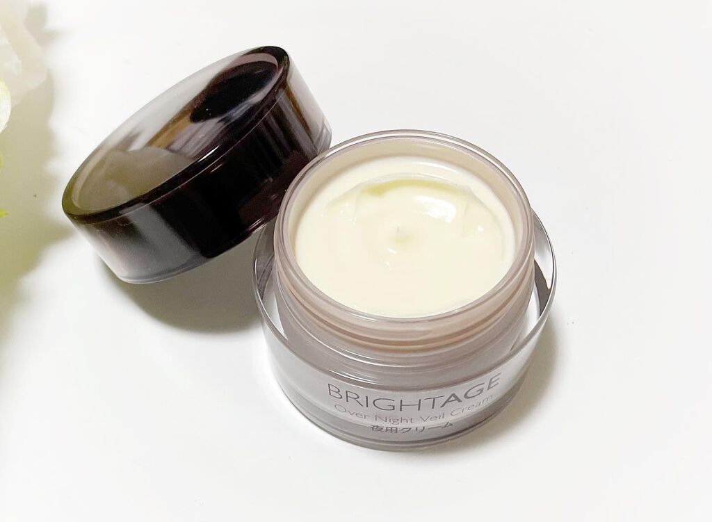 オーバーナイト ヴェールクリーム/BRIGHTAGE/フェイスクリームを使ったクチコミ(3枚目)
