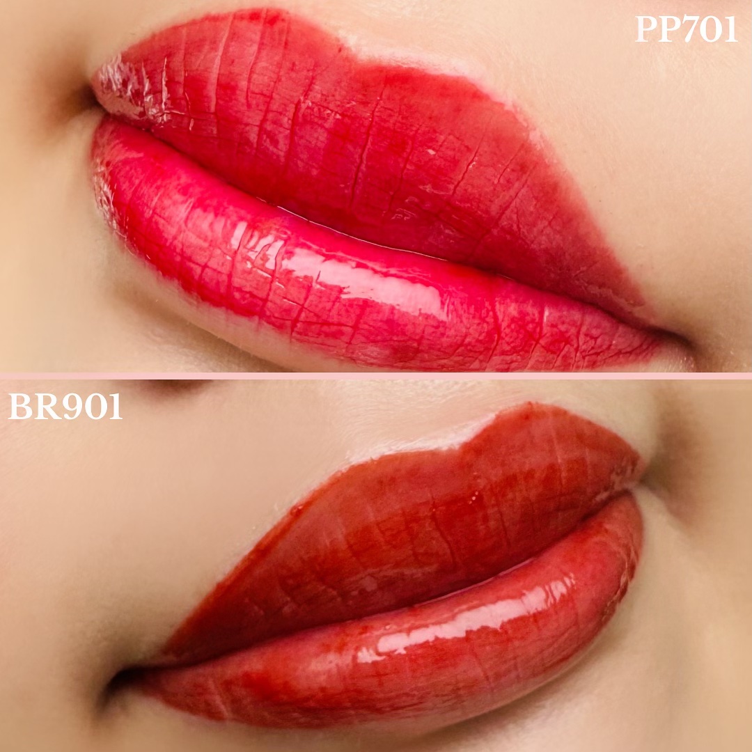 クチュールリップティントグレイズ/espoir/リップティントを使ったクチコミ（3枚目）