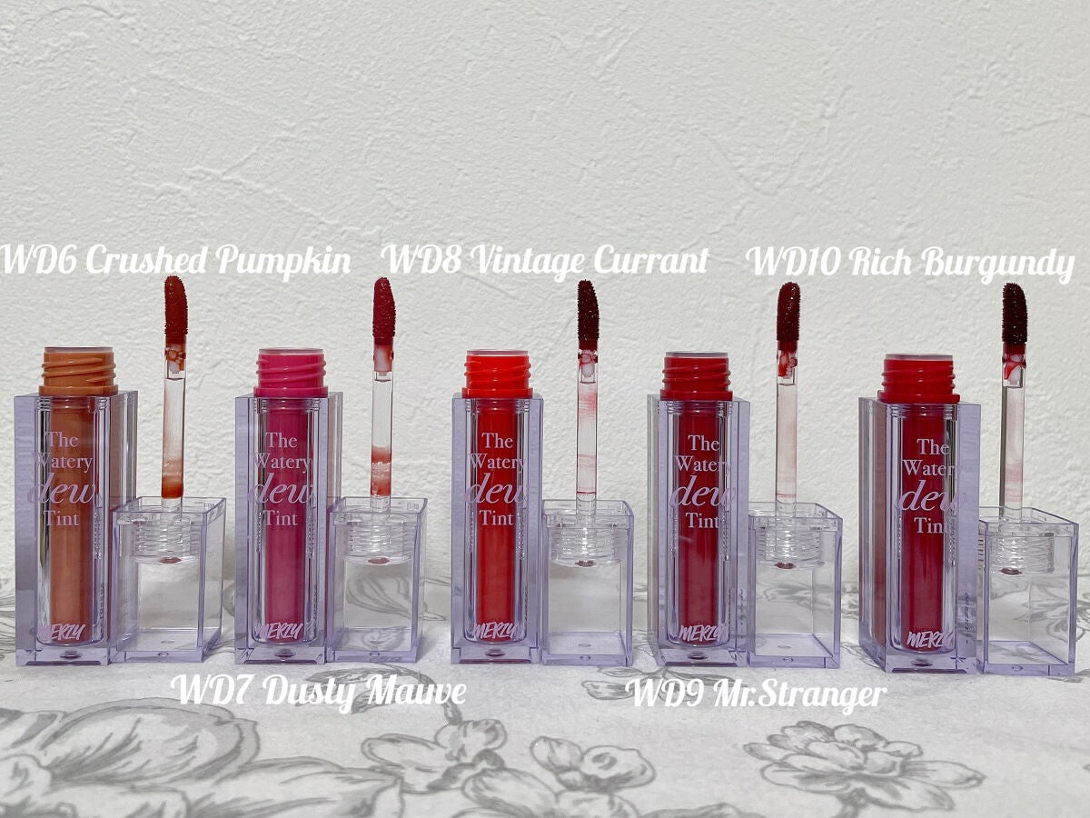 ザ ウォータリーデューティント/MERZY/リップティントを使ったクチコミ(2枚目)