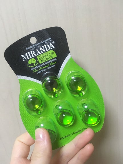 ヘアビタミン モイスチャーヘアオイル/MIRANDA/ヘアオイルを使ったクチコミ(1枚目)