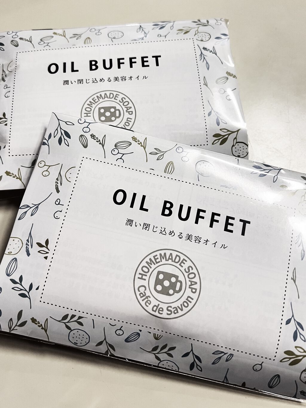 レシピ付き お試しオイルビュッフェ/カフェ・ド・サボン/その他キットセットを使ったクチコミ（1枚目）