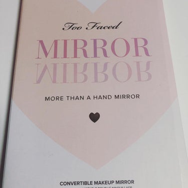 Too Faced メタリック ハンド ミラーのクチコミ「#購入品
#toofaced#morethanahandmirror 
初！#トゥーフェイスド.....」（1枚目）